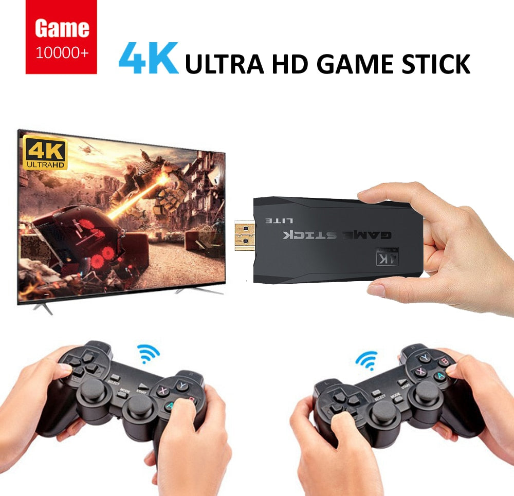 InfinityPlay | GameStick 4k (64GB) 10,000+ Retro Games